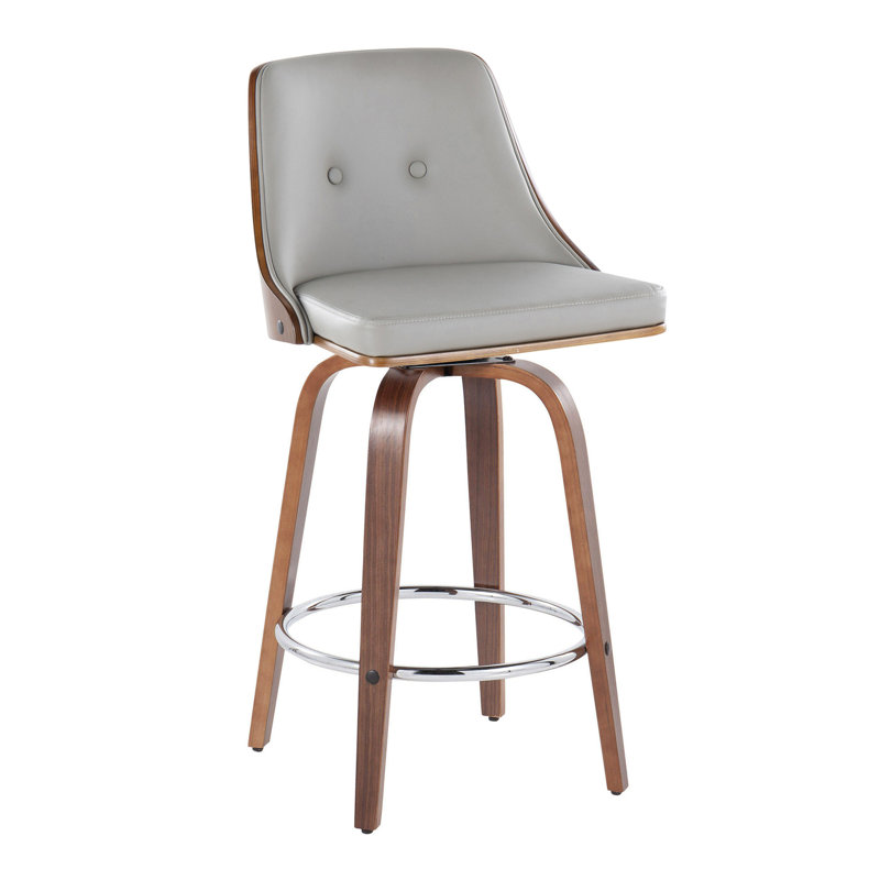 Tabouret de bar 26 po Mid-Century