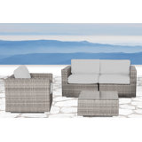 Albulena Fully Assembled 3 - Person Seating Group With Cushions