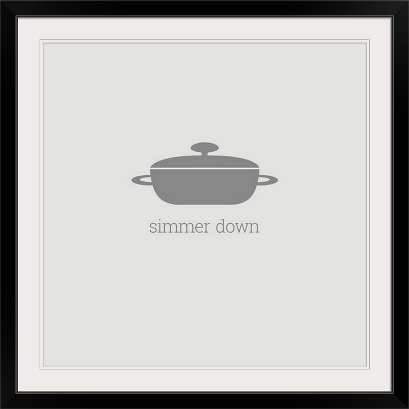 « cuisine art mijotage down rétro » par kate lillyson, impression, H 35 po x l 35 po x P 1,5 po, Toile
