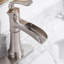 Bain à fixation sur plateau pour robinet de salle de bain à poignée simple chrome en chrome dfi-88292547