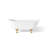 Jalaine 68'' x 28'' Soaking Cast Iron Bathtub-17756419-17756416