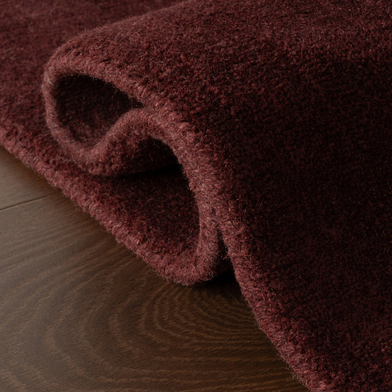 Gania Modern Wine Rug, Rectangle 2' x 3'