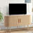 55" Sideboard Buffer Cabinet with Fluted Slide Doors,Tambour Storage Cabinet with Shelves-979630752