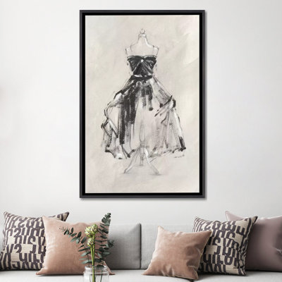 "Black gown I" par Ethan Harper, reproduction d’art