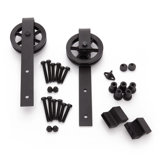 Signature Hardware Ando Single Bypass Barn Door Hardware Kit