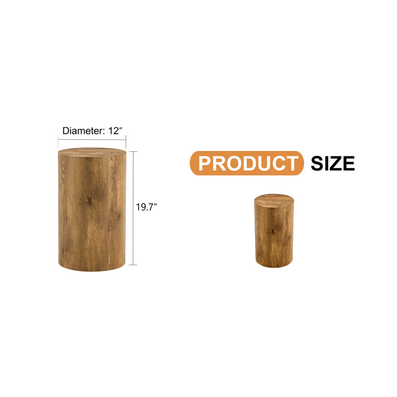 The Cylindrical Table With Its Patterned Design Can Be Easily Integrated Into A Variety Of Interior Styles, From Coffee Tables To Small Dining Tables, Workbenches Or Makeshift Writing Desks.