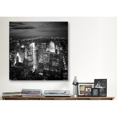 « new york city nights » par nina papiorek, reproduction de photo sur toile tendue