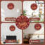 Horloge murale en bois 10 po, mouvement silencieux, à piles (piles AA non incluses), décor artistique, parfait pour les décorations