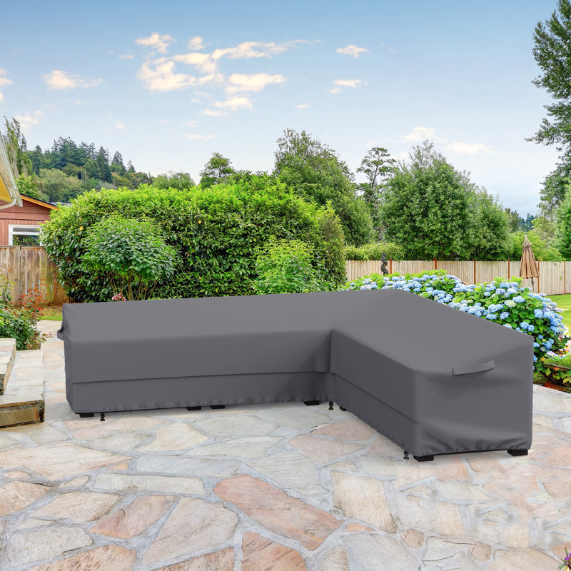 Housse pour canapé modulaire d'extérieur en L imperméable pour canapé Patio Furniture