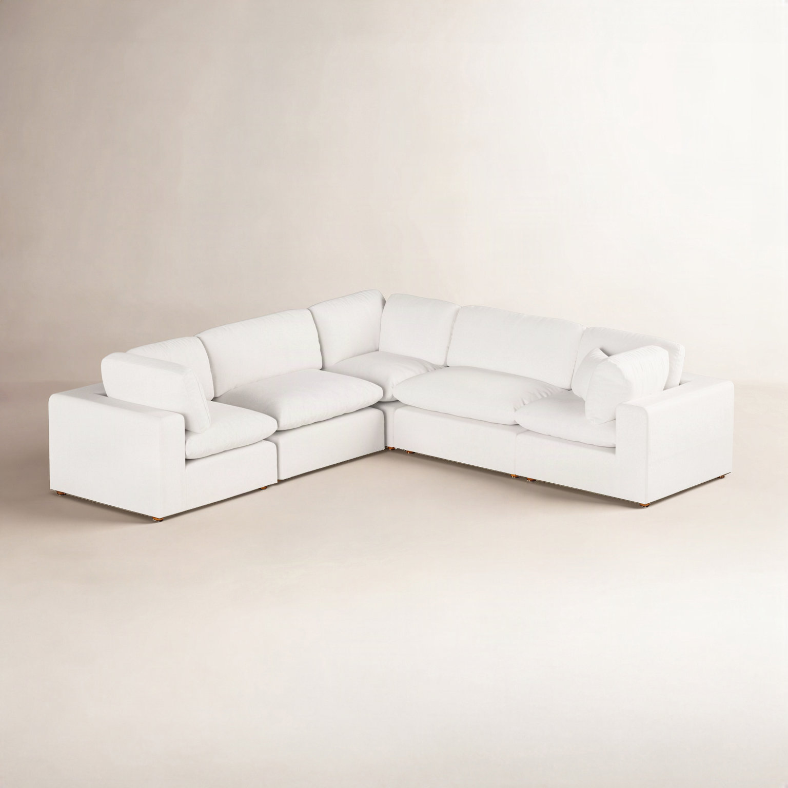 Jossa Modular Corner Sectional, White