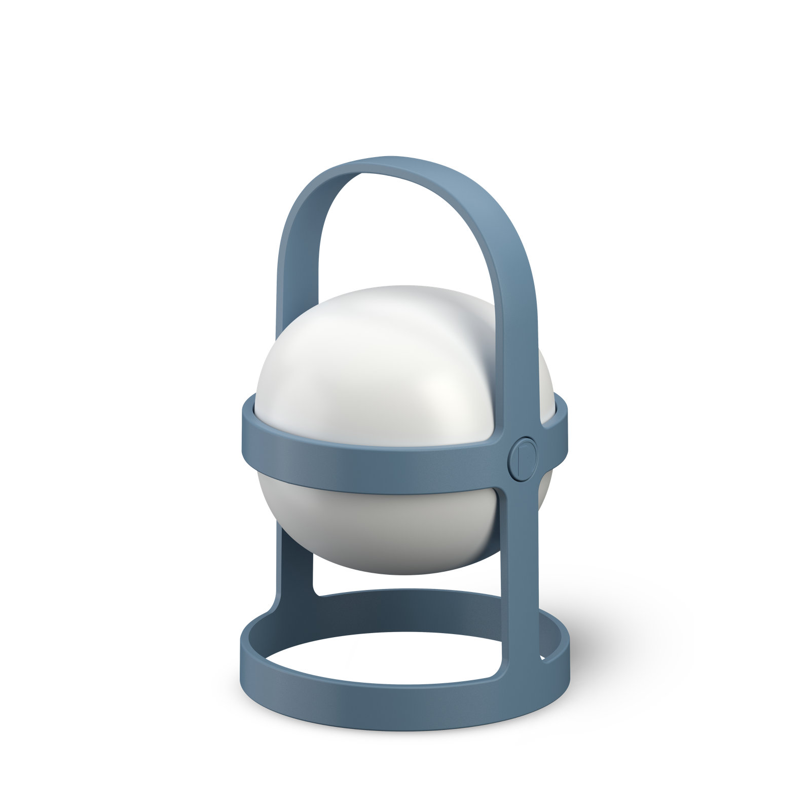 Soft Spot Solar Circular Wheat Light, Sky Blue, 9.8" H x 5.9" W x 5.9" D