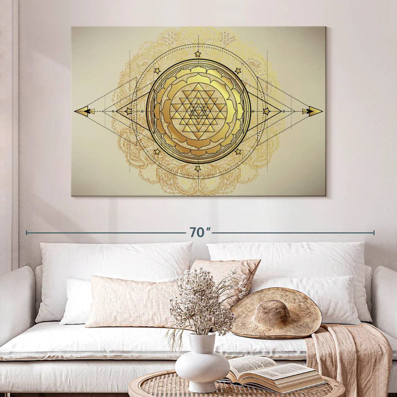 Adella sri Yantra, H 34 po x l 51 po