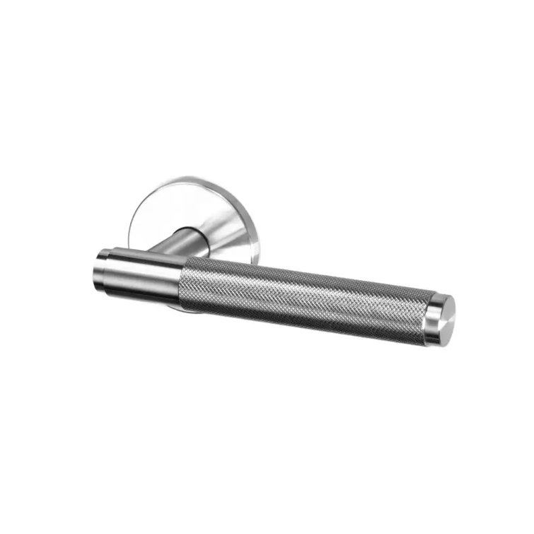 Round Single Dummy Door Lever with Round Rosette