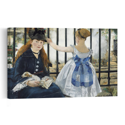 The Railway, 1873 Impressionist Modern Contemporary Dog Animal City Wall Art Print