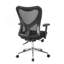 Chaise de bureau en filet à haut dossier avec base chromée Techni Mobile