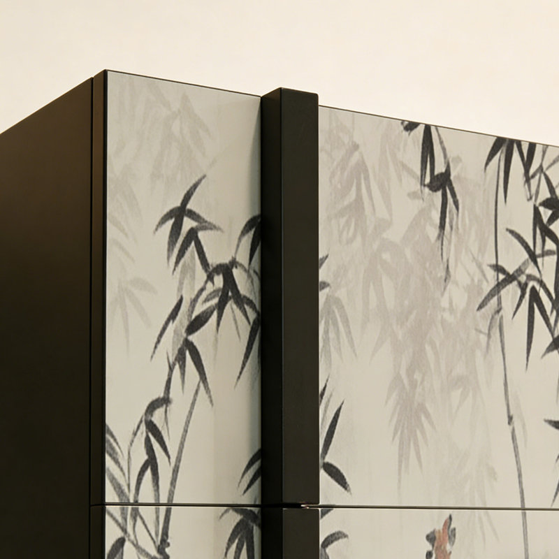 Nouvelle commode décorative de style minimaliste rétro chinois