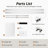 KES Bathroom Freestanding Towel Rack Equal-height 37" H with Marble Base Fits Large Bath Towel, Brushed Finish-93425365