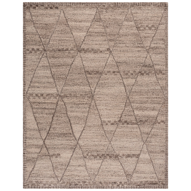 Laine touffetée à la main Casablanca Casablanca Tapis d'intérieur en coton, Rectangle 8' x 10'