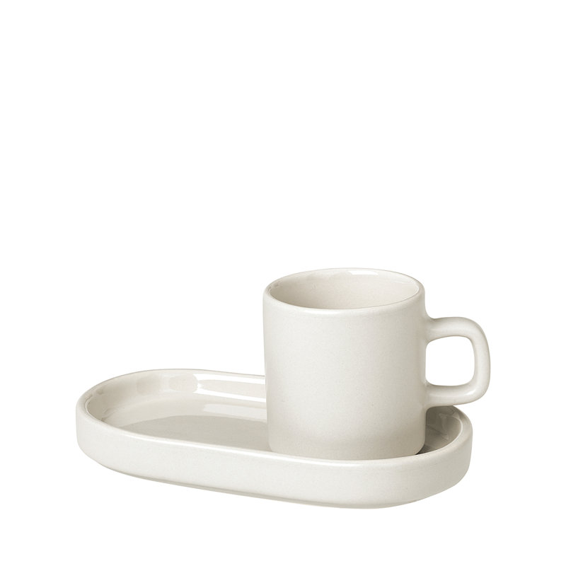 Pilar Ceramic Espresso Cup, Moonbeam