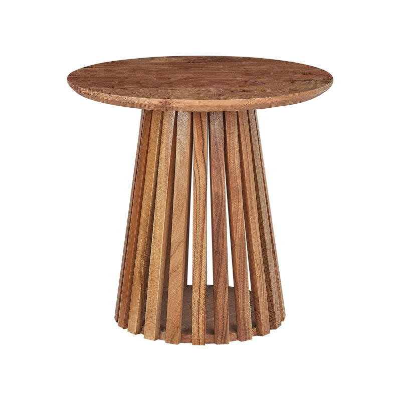 Cutaio Solid Wood Pedestal Coffee Table