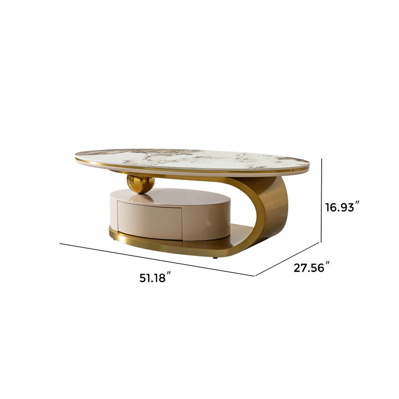 Table basse Modern, White