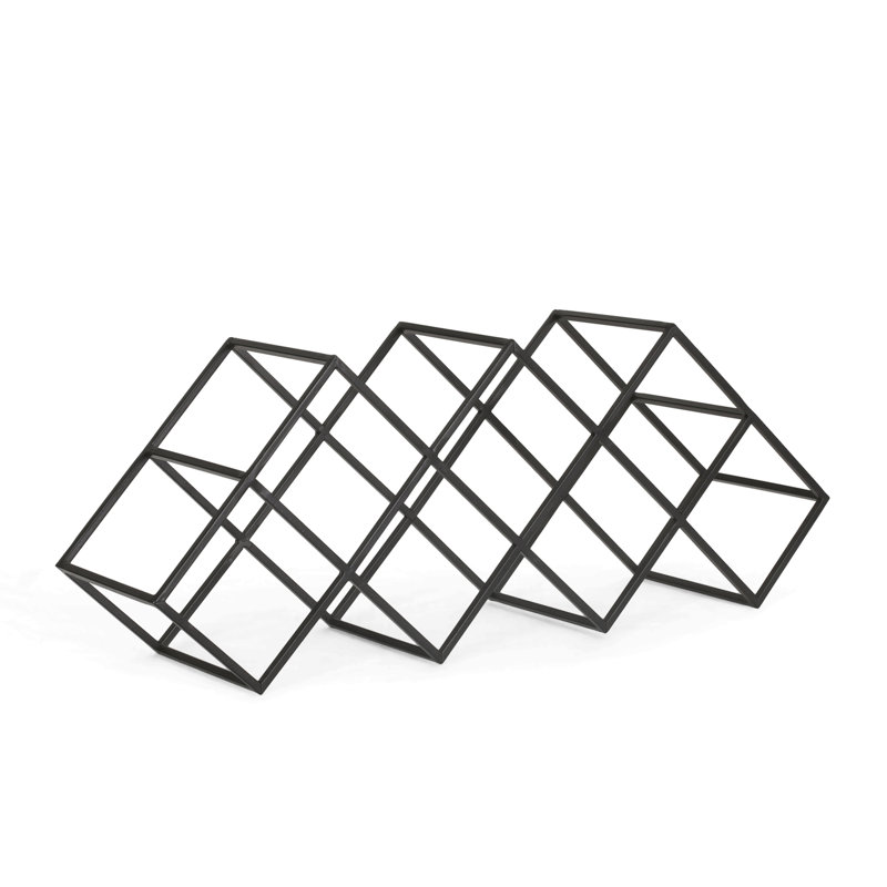 BLACK IRON WINE RACK