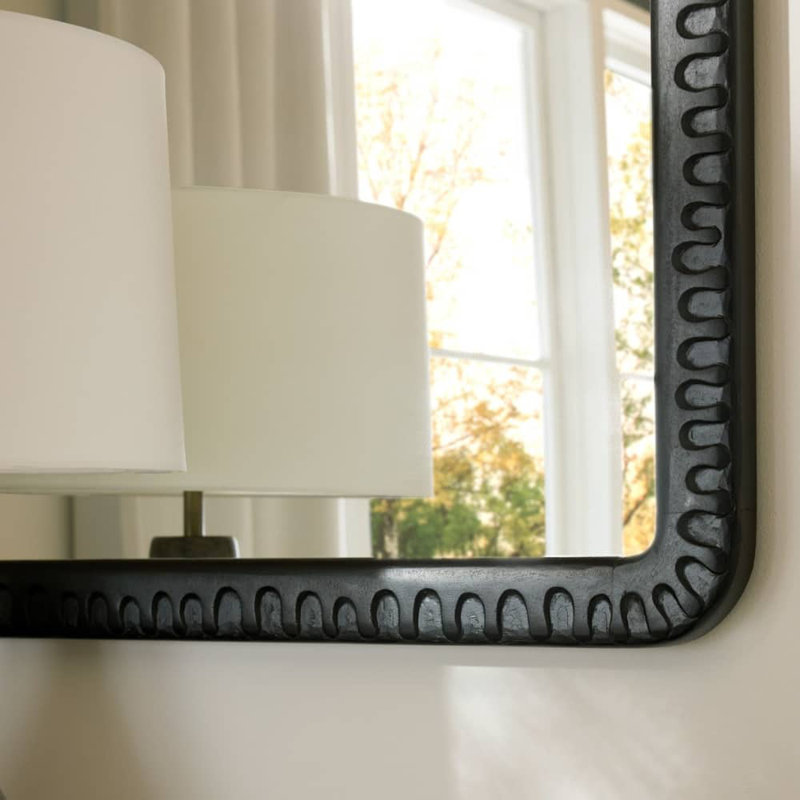 Gregory Rectangle Solid Wood Mirror
