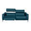Koolanooka 204 cm Genuine Leather Pillow Top Arm Reclining Sofa-178362714