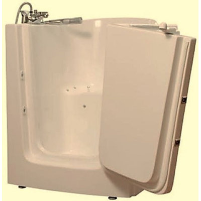 38'' x 33'' Walk-in Air Fiberglass Bathtub with Faucet