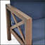 Fauteuil club Brava avec structure en bois d'acacia durable et coussins résistants à l'eau pour un confort et un style extérieurs