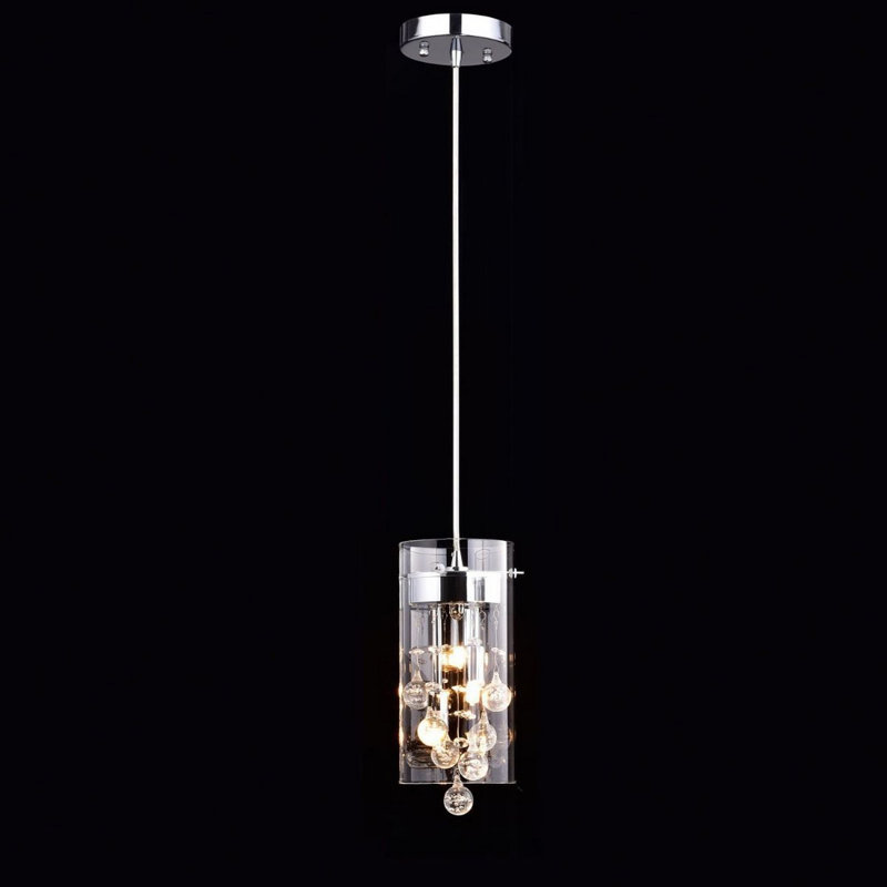 Dodds 3 - Light Chrome Unique/Statement Pendant