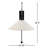 Kashonda Sconce-Jet Black