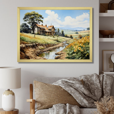 " Vietnam Rustic Countryside Charm " Mixed Media and Color Photography Print