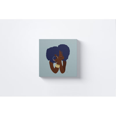 «Precious - African American Woman» par Ify Ojo, impression sur toile tendue