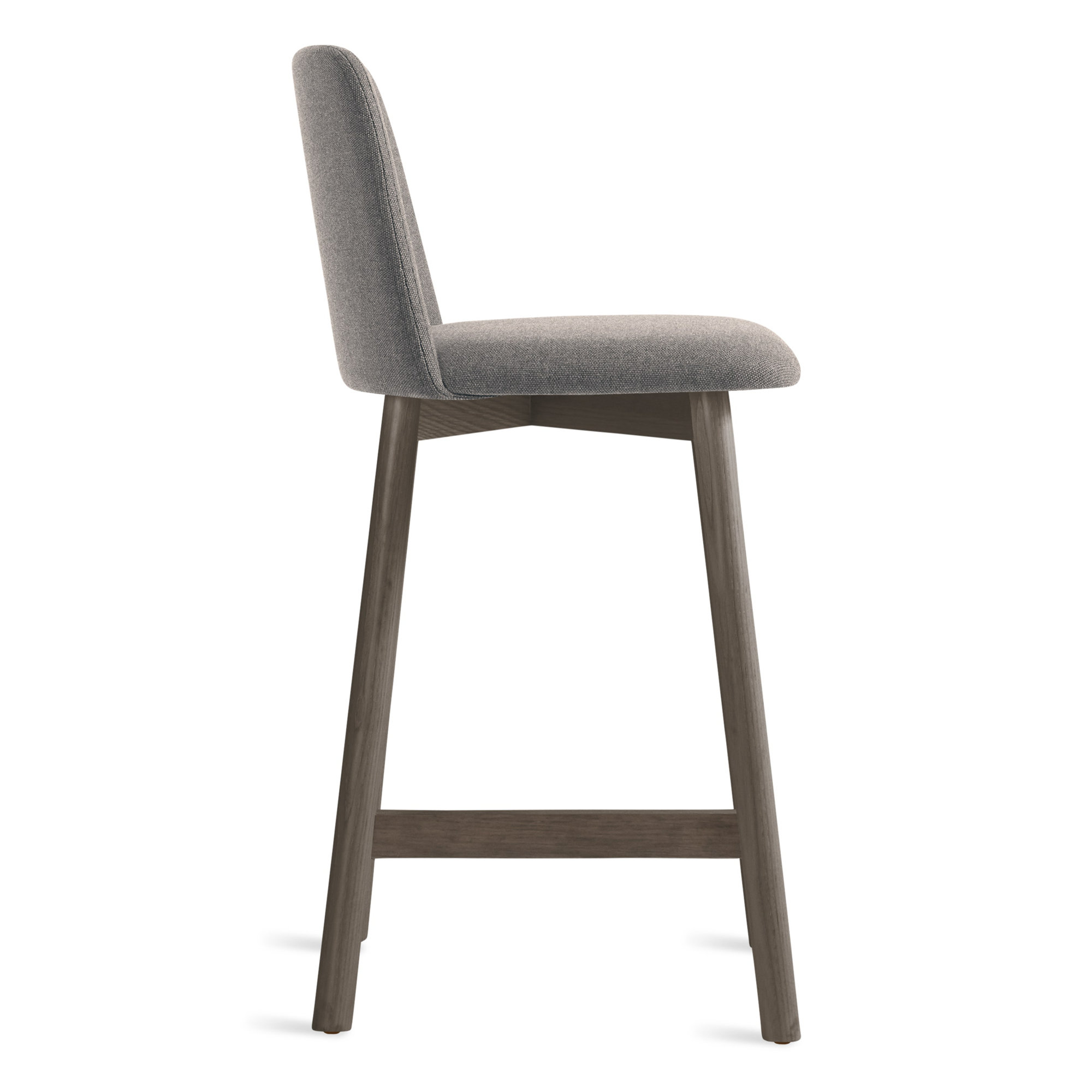 Chip Stool, Smoke, Pewter, Counter Stool (25.1" Seat Height)