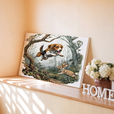 Reproduction d'art sur toile Beagle