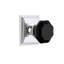 Grandeur Concealed Screw Mechanism Geometric Knob with Square Rosette-1714685377