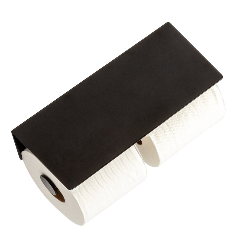 Ronda Toilet Paper, Matte Black
