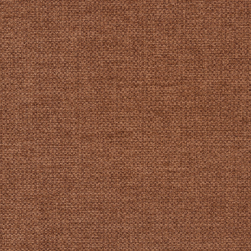 Square Upholstered Ottoman, Terracotta