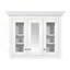 Armoire à pharmacie murale de 35 pouces avec miroir et 5 tablettes réglables, parfaite pour les petites salles de bain et les décors modernes