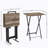 TV Trays for Eating Set of 4 with Stand,Folding TV/Snack Tray Table Set