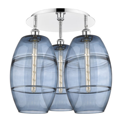Dundrod Glass Flush Mount