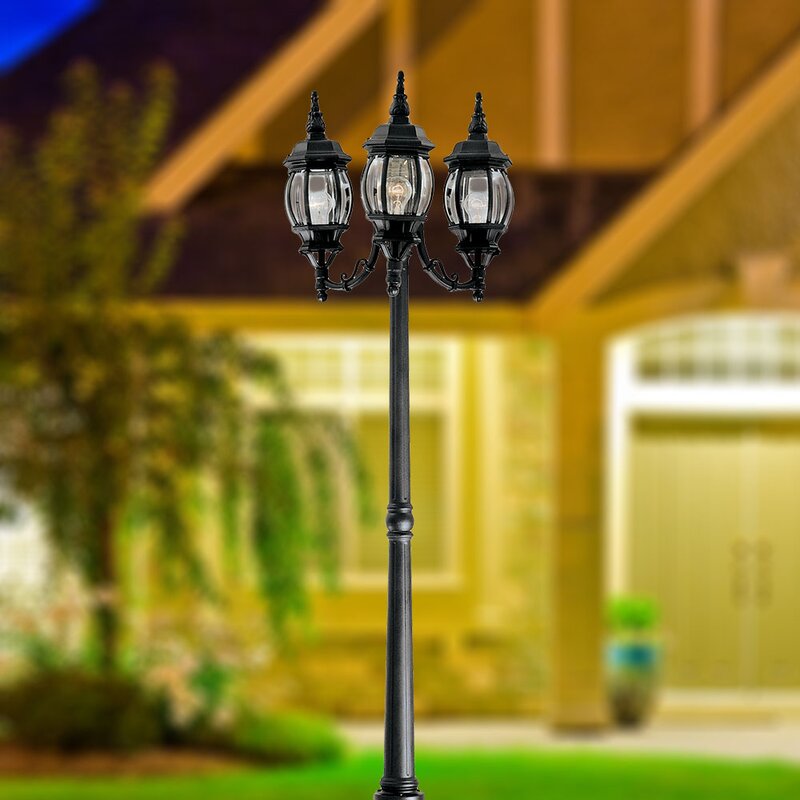 Astoria Grand Zimmermann Beveled Lamp Post (Full) & Reviews | Wayfair