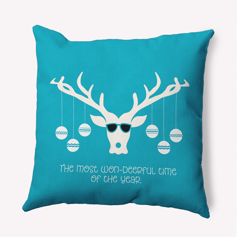 Animal Reversible Throw Pillow, 18" x 18", Square