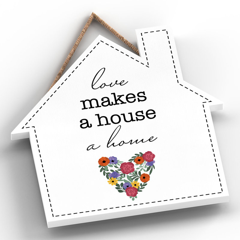 Words And Text Wall Decor, 9.9cm H x 9.9cm W x 0.5cm D