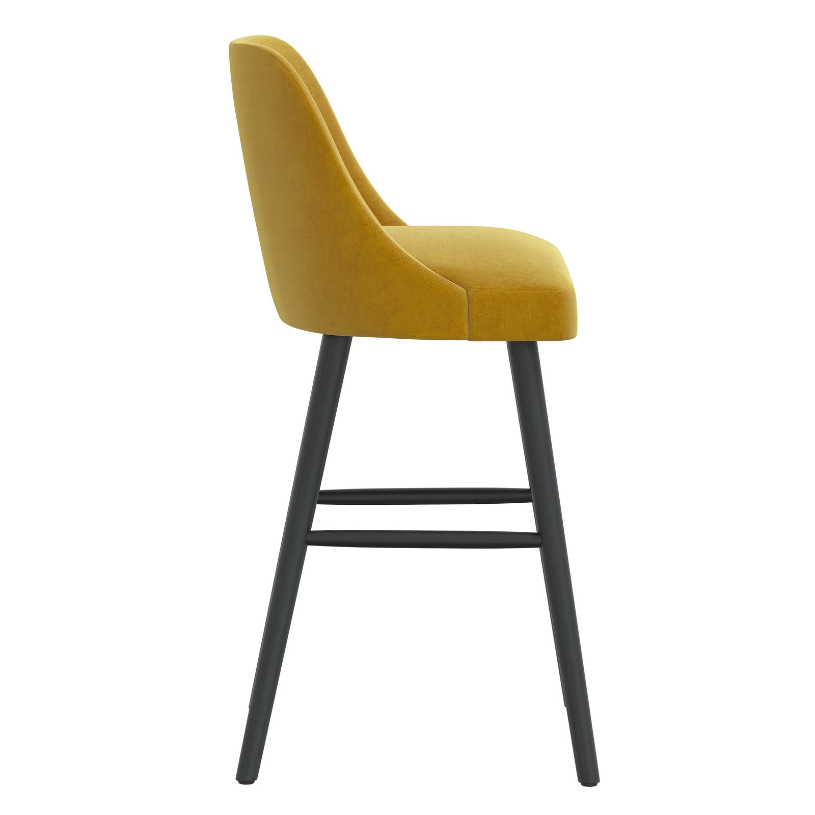 Gallie Counter & Bar Stool, Bar Stool (30" Seat Height), Yellow