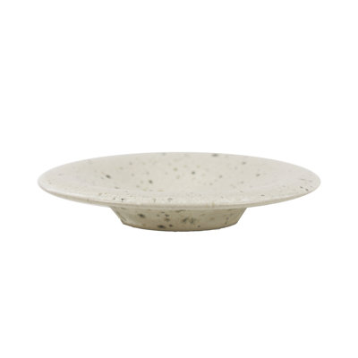 Bosque Pasta/Soup White Bowl Stoneware