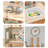 Freniland - Compact Small Kitchen Toy Set for Kids Ages 3+,Sink, Pot,Pan,20 Food Accessories Included