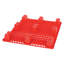Patin emboîtable en plastique rouge