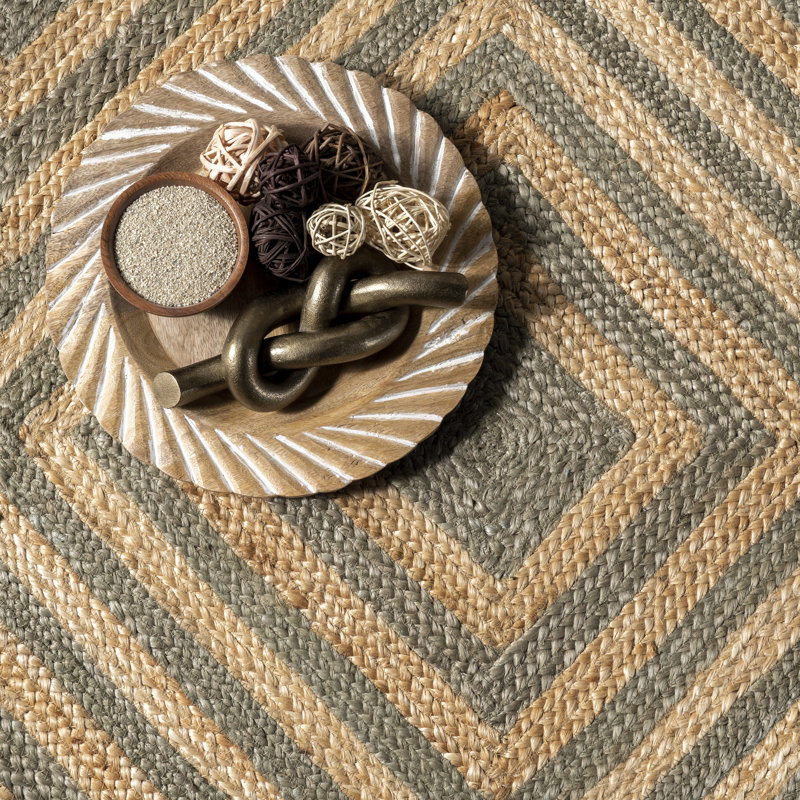 Tapis en jute Dogwood, Rectangle 8 pi 6 po x 11 pi 6 po